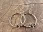Preview: Schleifen Ohrringe Vintage Optik Ribbon Kreis